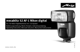 mecablitz 52 AF-1 Nikon digital