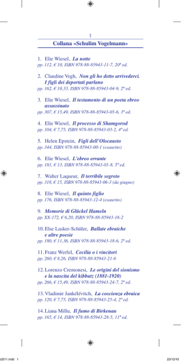 Il catalogo completo al 2011