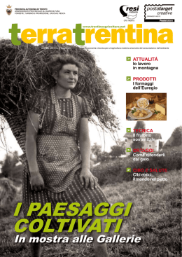 i paesaggi coltivati - Ufficio Stampa