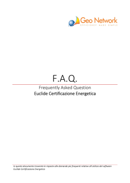 F.A.Q. - Geo Network