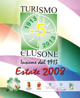 Estate Clusone 2008 - Comune di Riva di Solto