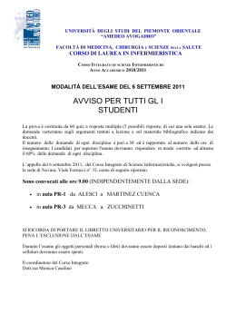 Continua - Scuola di Medicina - Università degli Studi del Piemonte