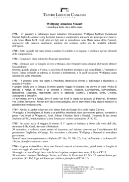 COMUNICATO STAMPA - Teatro Lirico di Cagliari