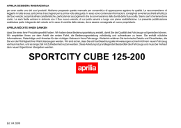 Bedienungsanleitung Sportcity 125 CUBE