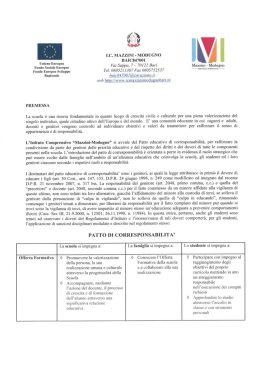 patto di corresponsabilita