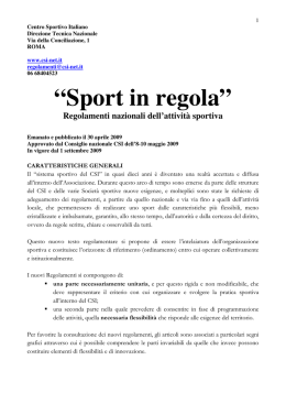 Sport in regola