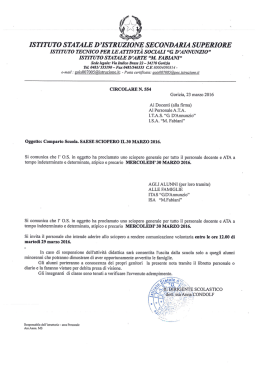 Page 1 ISTITUTO STATALE D`ISTRUZIONE SECONDARIA