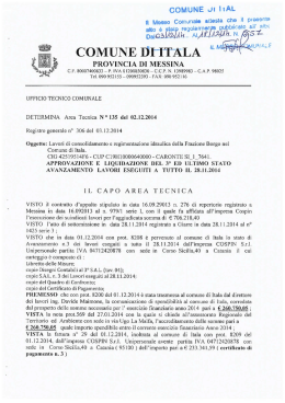 A "- "`" "trauma - Comune di Itala