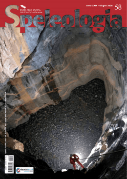 Speleologia - Societ&agrave; Speleologica Italiana