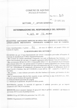 approvazione preventivo tipografia sambucci