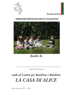 la casa di alice - Comune di Terni
