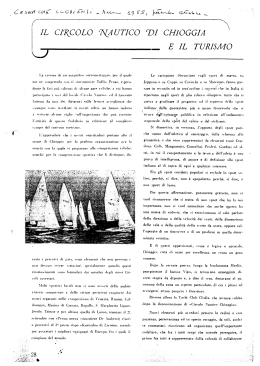 Cronache clodiensi - Circolo Nautico Chioggia