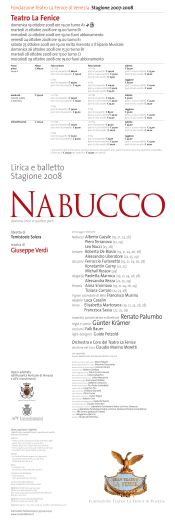 LaFenice Loc. Nabucco