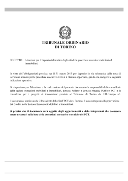 Tribunale di Torino - Processo Civile Telematico .it