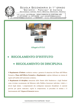Regolamenti - Scuolemediecortona.it