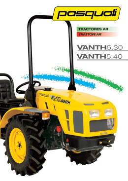 Catálogo Tractor pasquali VANTH articulados