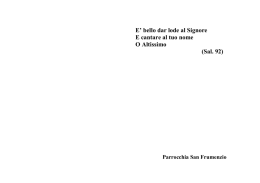 Scarica il libretto completo in formato pdf