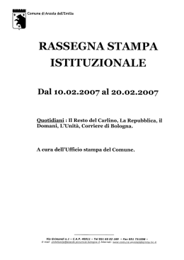 Senza titolo - Comune di Anzola dell`Emilia