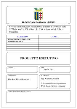 lavoro - Provincia di Carbonia Iglesias