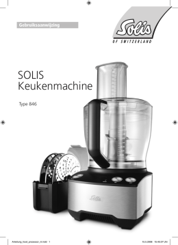 SOLIS Keukenmachine