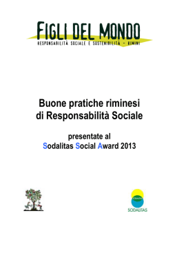 Buone pratiche riminesi di Responsabilità Sociale