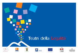 Teatri della Legalit&agrave;