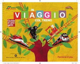 La Guida "in viaggio col treno" - Progetto Scuola