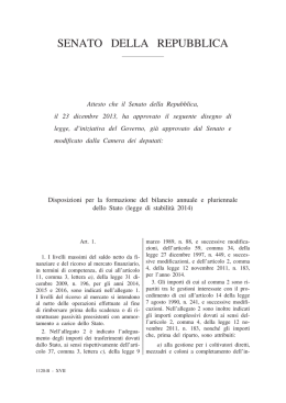 SENATO DELLA REPUBBLICA