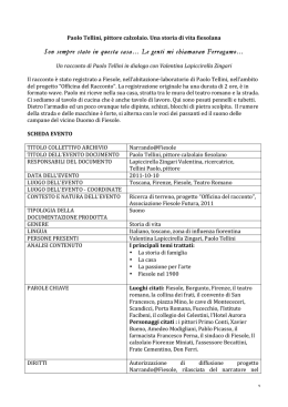 SCHEDA INTERVISTA &ndash; Scarica il PDF