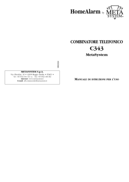 Manuale d`uso C343