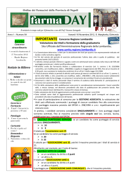 FarmaDay - n. 54 - Ordine dei Farmacisti della provincia di Napoli