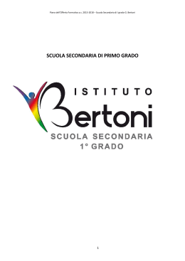 ptof-medie - Istituto Bertoni