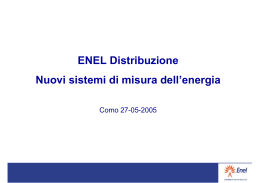 Contatore ENEL 2005 - Università degli studi di Pavia