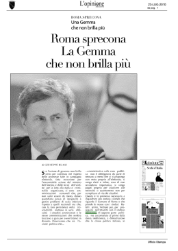 L`opinione - Agenzia per il controllo e la qualit&agrave; dei servizi pubblici