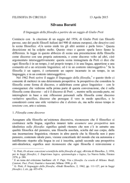 Silvana Borutti, intervento del 13/4/2015