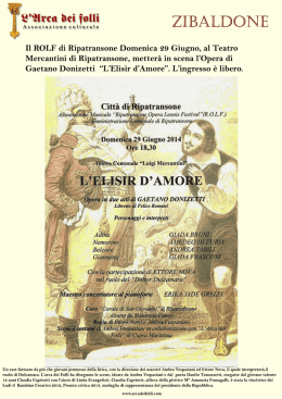 A Ripatransone domenica 29 giugno va in scena L