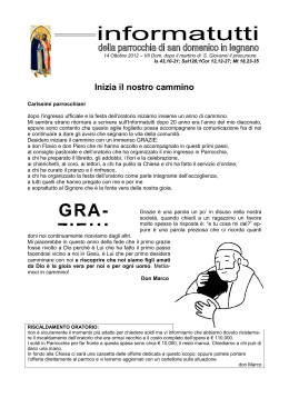 Scarica in versione PDF - Parrocchia San Domenico Legnano