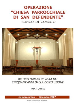 Leggi - Una Chiesa a Pi&ugrave; Voci