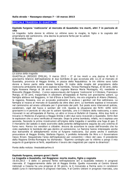 Leggi la rassegna del 7, 8, 9 e 10 marzo 2013