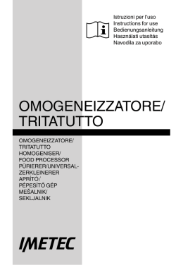 omogeneizzatore/ tritatutto