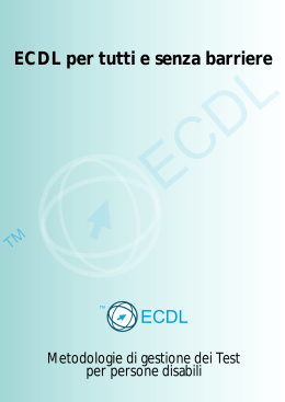 ECDL per tutti e senza barriere