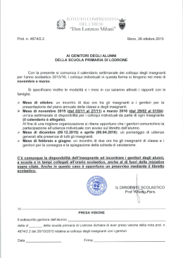 sp lodrone - istituto comprensivo del chiese