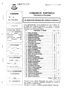 Delib.C.C. n. 16 - Comune di Partinico