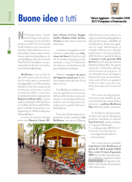 Leggi... - BiciSicura