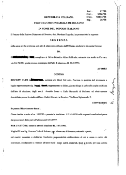Testo della sentenza
