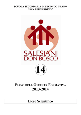 centro salesiano “don bosco” - Istituto Salesiano San Bernardino