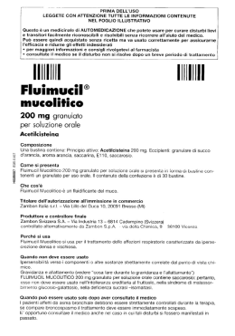 Fluimucil, Zambon, mucolitico os 30 bust 200 mg