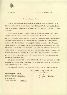 N. 187738 ` ` ` DALVAT.CANO`, 31 Luglio 1971