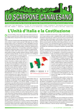 L`Unit&agrave; d`Italia e la Costituzione