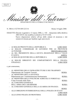 Decreto Legislativo 13 marzo 2006, n. 150